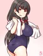 わんどろスク水の磯風