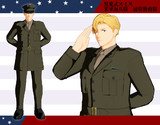 【MMDモデル配布あり】黒鬼式スミス 軍服