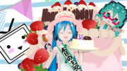 【MMD】【あざ杯】　「ニコニコヌクモリティ」　Lat式ミクさん　のお礼