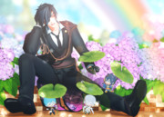 遠征先でひと休み