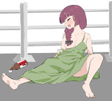 酔いつぶれるきくり