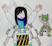 エヴァちゃんとフクミリ(市長)兄貴