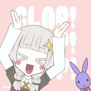 [素材][GIF] 手を叩く5才児ーズ素材