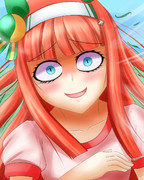 走り寄るスズカさん