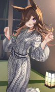 8日目　浴衣なライスちゃん
