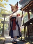 狐耳巫女のジータちゃん