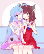 ウナきり合同誌挿絵