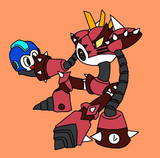 ロックマンエグゼのパンク描いてみた