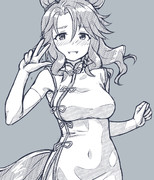 思ったよりピッチリ系だったチーパオパーマー