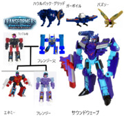 digibashアススパ版サウンドウェーブとカセットロンearthspark soundwave