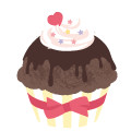 Cup cake ice❤︎