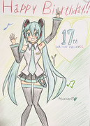 初音ミク　17周年おめでとう！