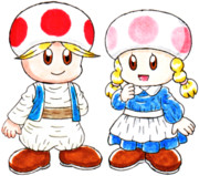 リメイク版マリオRPGキャラ全部描く　キノピオ族