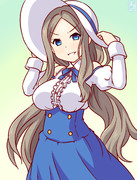 わんどろ夏のお嬢様風私服の朝風