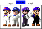 青マリオ smg4とsmg3