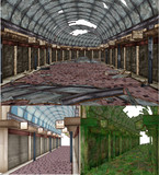 廃墟っぽいアーケード商店街ver1.0