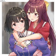 Skeb　艦これ　羽黒×神風