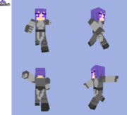 Minecraft用キャラスキン：草薙素子