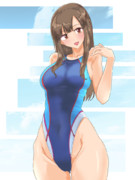 水本ゆかり競泳水着
