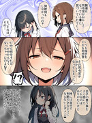 朝潮ちゃんをチクチクする雷ママ