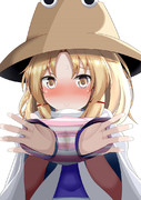 パンツみせてくれる諏訪子さま