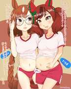 太り気味カップル