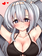 水着で押し倒されても余裕なお涼さん