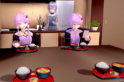 結月家の朝食