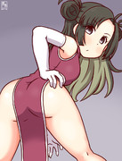わんどろチャイナドレスの巻波
