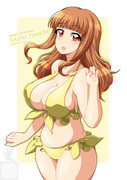 水着姿のさおりん
