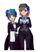 御坂妹＆初春　執事ver　MAD素材