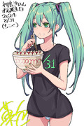初音ミクさんお誕生日2024（ちこく）
