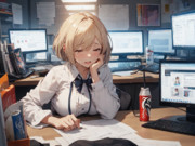 古戦場当日なのに残業が終わらなくて泣いてるジータちゃん