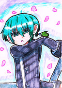 地に舞う花びらのように