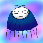 優雅に浮遊中