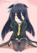 スパッツはきわすれたことに気づいたカフェちゃん