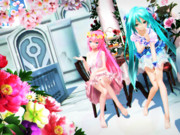 【今日のYYBルカさん】楽園でのんびりお茶会…♡