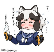 ソフトクリームタヌキ