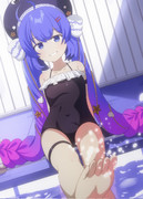 プールサイドのいたずらうなぎ
