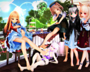 【今日のレア様】かわいいおみあしさんを どうぞ…♡