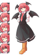 ここぁ立ち絵 表情差分