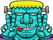 ハロウィンを楽しむ怪物