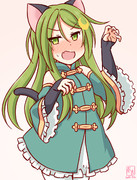わんどろチャイナドレスのにゃがつき