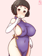わんどろチャイナドレスのみょこさん