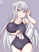 わんどろスク水のお冬さん