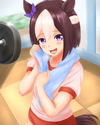 トレーニング後のスぺちゃん