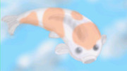 【赤と青の静画博】空を泳ぐ錦鯉