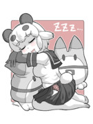 Zzz...気持ちいいなぁ…スー♥