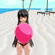 長波サマと風船