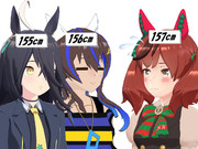 １ｃｍと２ｃｍ